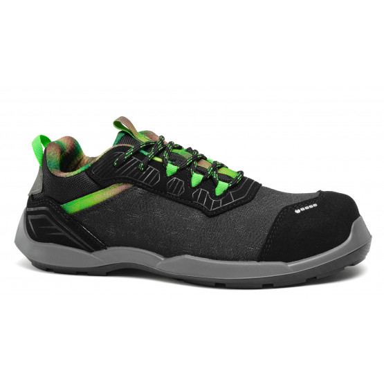 NOIR - Chaussure de sécurité S1PS professionnelle de travail noire EN ISO 20345 S1PS homme logistique chantier manutention arti