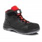 NOIR - Chaussure haute de sécurité S3 professionnelle de travail noire en cuir EN ISO 20345 S3 mixte manutention artisan logisti
