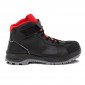 NOIR - Chaussure haute de sécurité S3 professionnelle de travail noire en cuir EN ISO 20345 S3 mixte manutention artisan logisti