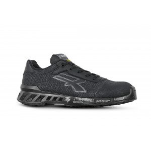 NOIR - Chaussure de sécurité S1PS professionnelle de travail noire EN ISO 20345 S1PS homme logistique transport foyer manutenti