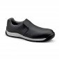 NOIR - Chaussure de cuisine de sécurité S3 professionnelle de travail blanche noire EN ISO 20345 S3 mixte serveur hôtel restaura