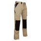 BEIGE - Pantalon de travail professionnel homme transport chantier logistique artisan