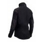 NOIR/BLEU - Softshell professionnelle de travail femme - PROMO artisan aide a domicile chantier auxiliaire de vie