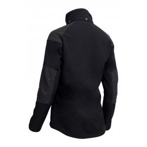 NOIR/BLEU - Softshell professionnelle de travail femme - PROMO chantier aide a domicile artisan auxiliaire de vie
