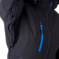 NOIR/BLEU - Softshell professionnelle de travail femme - PROMO chantier aide a domicile artisan auxiliaire de vie