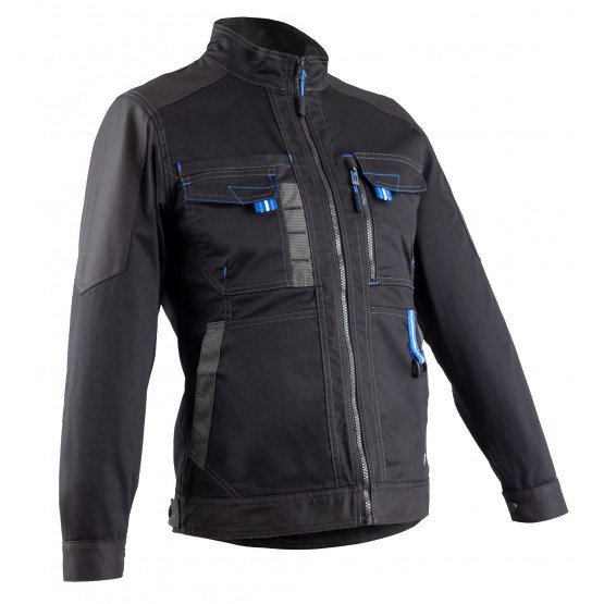 NOIR/BLEU - Veste de travail professionnelle femme manutention artisan logistique chantier