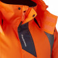 ORANGE/GRIS - Parka professionnel de travail femme logistique artisan manutention chantier