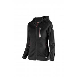 NOIR - Sweat professionnel de travail femme manutention chantier transport artisan