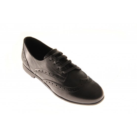 NOIR - Chaussure professionnelle de travail noire en cuir EN ISO 20347 femme - PROMO serveur hôtel cuisine restaurant