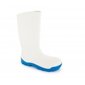 BLANC - Botte blanche de sécurité S4 professionnelle de travail blanche EN ISO 20345 S4 mixte restaurant serveur restauration h