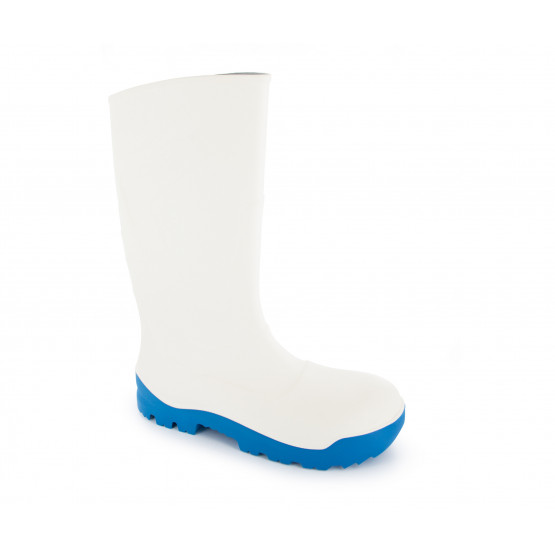 BLANC - Botte blanche de sécurité S4 professionnelle de travail blanche EN ISO 20345 S4 mixte serveur cuisine restaurant restau