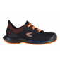 NOIR/ORANGE - Chaussure de sécurité S3S professionnelle de travail noire EN ISO 20345 S3S mixte manutention artisan transport c