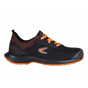 NOIR/ORANGE - Chaussure de sécurité S3L professionnelle de travail noire EN ISO 20345 S3L mixte manutention artisan transport ch