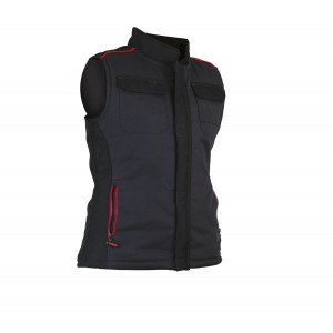 GRIS/NOIR - Gilet de travail professionnel femme manutention artisan logistique chantier