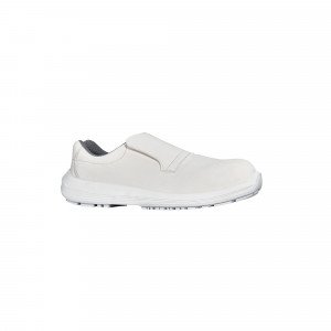 BLANC - Chaussure de cuisine de sécurité S2 professionnelle de travail blanche ISO EN 20345 S2 mixte cuisine restaurant serveur 