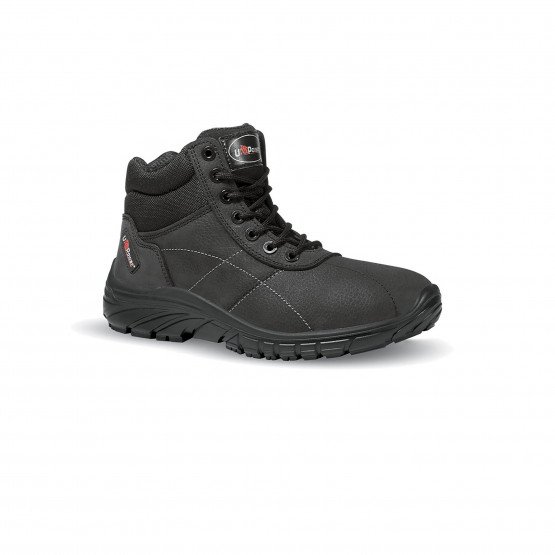 NOIR - Chaussure professionnelle de travail noire en cuir EN ISO 20347 O2 mixte internat entretien crèche menage