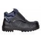 NOIR - Chaussure haute de sécurité S3 professionnelle de travail noire en cuir ISO EN 20345 S3 homme foyer artisan école chantie
