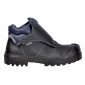 NOIR - Chaussure haute de sécurité S3 professionnelle de travail noire en cuir EN ISO 20345 S3 homme crèche artisan foyer chanti