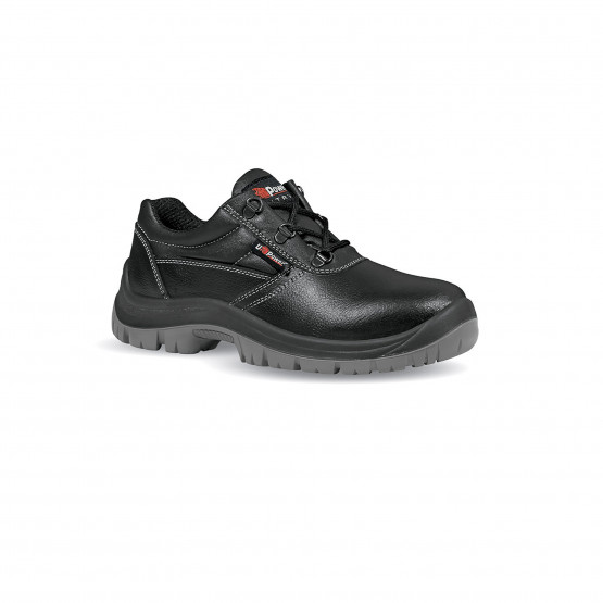 NOIR - Chaussure de sécurité S3 professionnelle de travail noire en cuir EN ISO 20345 S3 mixte manutention artisan transport cha