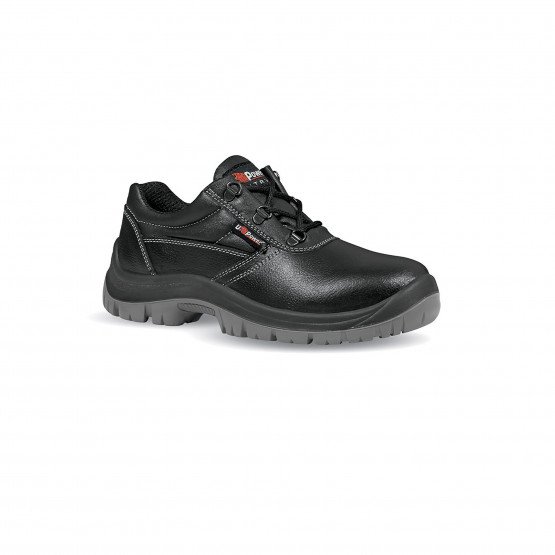 NOIR - Chaussure de sécurité S3L professionnelle de travail noire en cuir EN ISO 20345 S3L mixte manutention artisan transport c