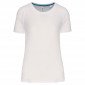 BLANC - Tee-shirt professionnel de travail à manches courtes femme auxiliaire de vie infirmier aide a domicile médical