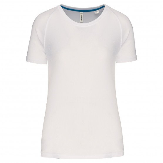 BLANC - Tee-shirt professionnel de travail à manches courtes femme auxiliaire de vie infirmier aide a domicile médical