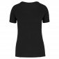 NOIR - Tee-shirt professionnel de travail à manches courtes femme auxiliaire de vie infirmier aide a domicile médical