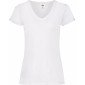 BLANC - Tee-shirt professionnel de travail à manches courtes 100% coton femme aide a domicile infirmier auxiliaire de vie médica