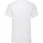 BLANC - Tee-shirt professionnel de travail à manches courtes 100% coton homme aide a domicile infirmier auxiliaire de vie médica