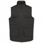 GRIS - Gilet de travail professionnel mixte logistique artisan manutention chantier