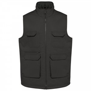 BLANC - Gilet de travail professionnel mixte transport artisan logistique chantier
