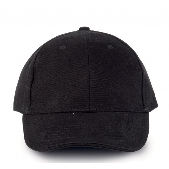 NOIR - Casquette professionnelle de travail 100% coton homme artisan logistique chantier transport