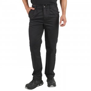 NOIR - Pantalon professionnel de travail homme cuisine restaurant hôtel serveur