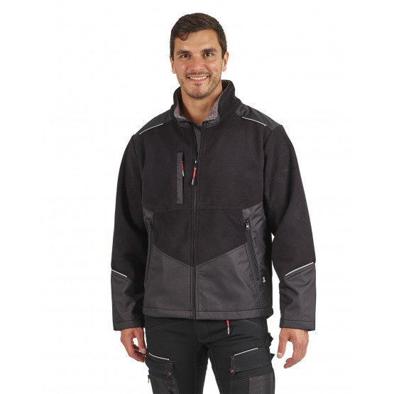 Veste Polaire Homme TienNew - Fermeture éclair Complète, Coupe-vent, Tailles M à 6XL - Pour Travail, Sport, Casual