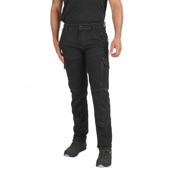 NOIR - Pantalon de travail professionnel homme logistique artisan transport chantier