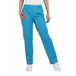 ATOLL - Pantalon élastiqué professionnel de travail mixte auxiliaire de vie infirmier aide a domicile médical