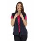 MARINE - Gilet polaire professionnel de travail sans manches mixte aide a domicile médical auxiliaire de vie infirmier