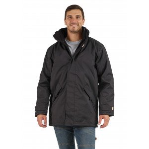 GRIS - Parka professionnel de travail mixte transport artisan manutention chantier
