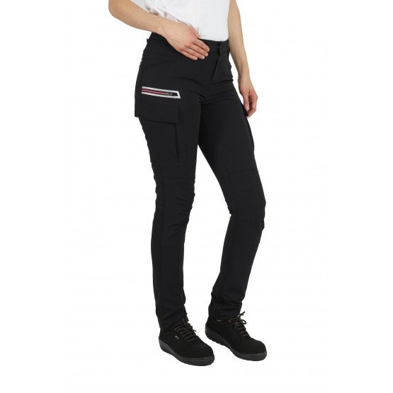 NOIR - Pantalon de travail professionnel femme transport chantier logistique artisan