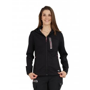 NOIR - Sweat professionnel de travail femme artisan manutention chantier logistique