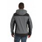 GRIS/NOIR - Softshell professionnelle de travail homme logistique artisan manutention chantier