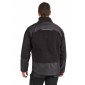 NOIR - Veste polaire professionnelle de travail homme transport artisan logistique chantier