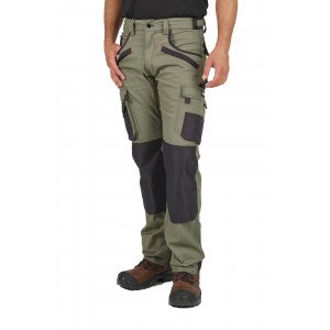 KAKI - Pantalon de travail professionnel homme transport artisan logistique chantier