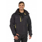 NOIR - Veste de travail professionnelle homme logistique artisan manutention chantier