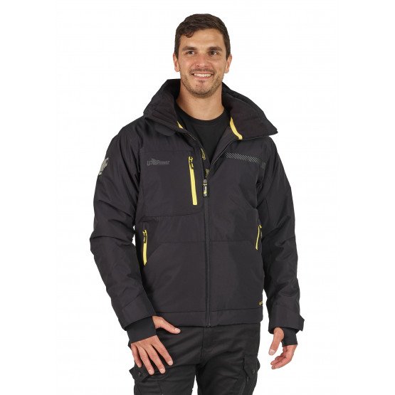 NOIR - Veste de travail professionnelle homme manutention artisan logistique chantier