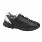 NOIR/ARGENT - Tennis de travail professionnelle blanche noire femme - PROMO aide a domicile médical auxiliaire de vie infirmier