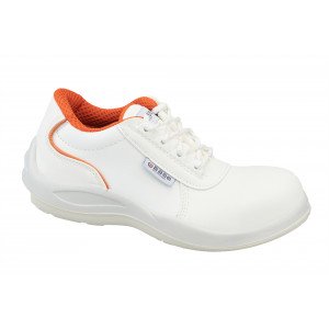 BLANC - Chaussure de cuisine de sécurité S2 professionnelle de travail blanche EN ISO 20345 S2 mixte - PROMO restaurant hôtel