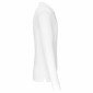 BLANC - Polo professionnel de travail 100% coton homme artisan infirmier chantier médical