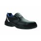 NOIR - Chaussure de cuisine de sécurité S2 professionnelle de travail blanche noire Microfibre DynaTech® souple, respirante, hyd