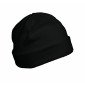 NOIR - Bonnet Docker professionnel de travail 100% Polyester micro polaire avec finition anti-boulochage en taille unique mixte